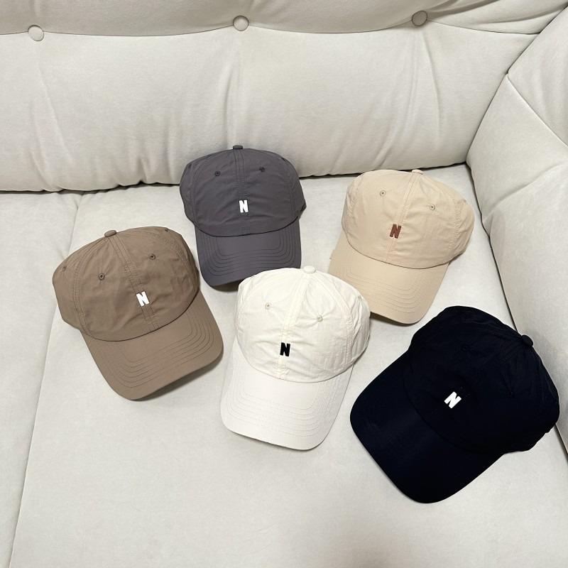 Summer Baseball Hat Male and Female Couple Shade Casual Versatile Small Letter Simple Soft Top Cap Embroidery