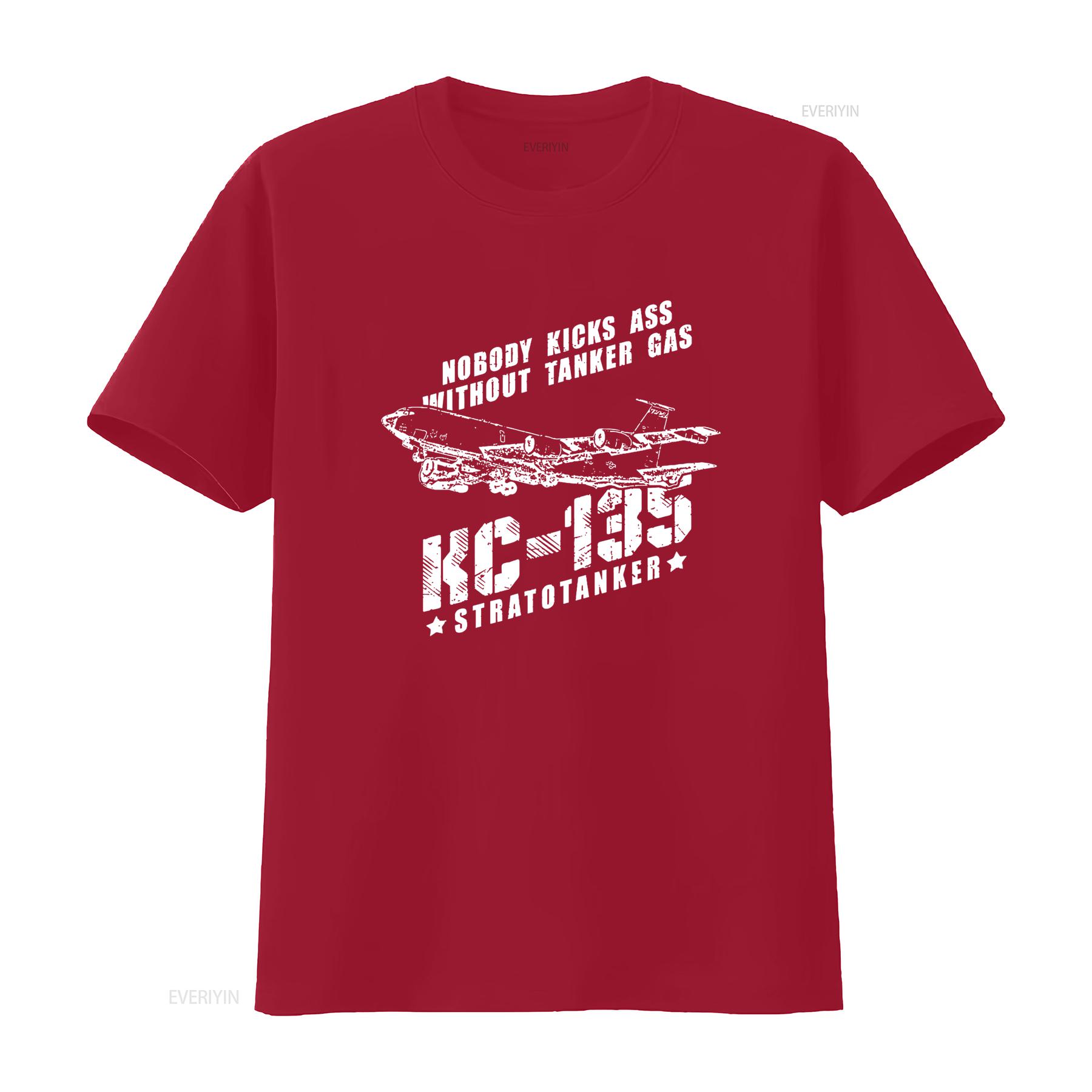 

KC 135 Stratotanker USAF Aviation T Shirt vintage Washed Versatile fashion designer clothes Comfortable Top For Everyday Wear S