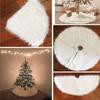 Cartoon  Floor Mat Aprons Home Decor Plush Cotton Xmas Ornament Christmas Trees Skirt