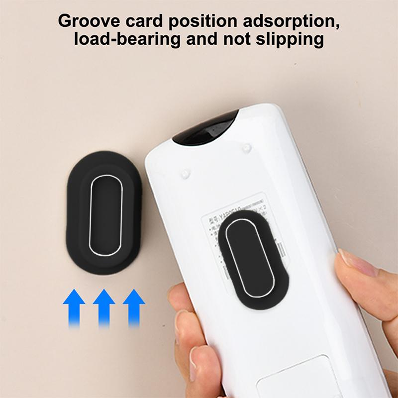 5Pcs Magnetic Remote Control Bracket, Self-Adhesive Wall Mounted Storage Bracket For Remote Controls, Household Goods Storage