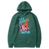 Out of my mind graffiti autumn/winter hoodie hip-hop street college classic pullover daily fashion casual warm hoodie gift