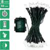 Lala Bubble Multicolor Waterproof String Lights - Christmas Starry Curtain with Battery Box