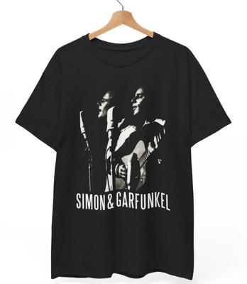 T-shirt Simon & Garfunkel Folk Rock Années 60 70 Légende de la Musique T-shirt Unisexe