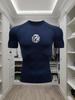 Mens White Compression Short Sleeve T-Shirt Black And White Yin Yang Graphic Quick Dry Breathable High Elasticity Gym And Running Athletic Top