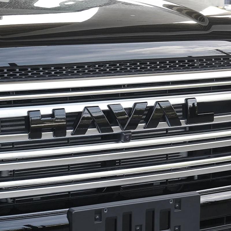 Car Front Network Black Logo Emblems For Great Wall Haval H9 2024 2025 Decorative Sticker Body Decal Exterior Grill Markings
