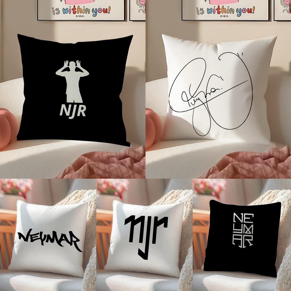 NJR NNNeymar Cushion Cover Pillowcase Short Plush Invisible zipper Room Sofa Cushion Cover