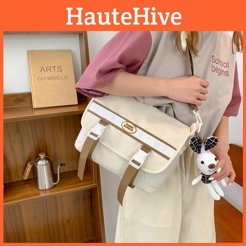 Japanese Style Student Single Shoulder Bag Women Cross-border All-match Messenger Bag Large Capacity Casual Commuter College Student Sling Bag