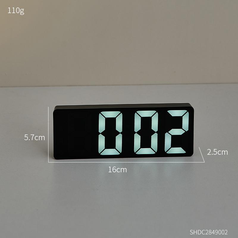 Minimalism LED Digital Alarm Clock Electronic Digital Alarm Clock Digital Clock Table Clock Room Desk Decor Exquisite Home Decor
