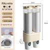 Large Caliber Disposable Cup Dispenser for Home & Office - Cute, Hole-Free Design