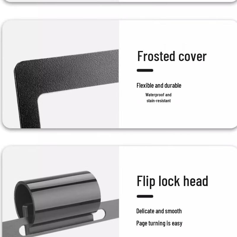 A4 Plastic Flip Display Stand