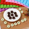 Mini Stampi in Silicone per Ciambelle per Caramelle Gommose, Stampo per Cereali Fruit Loop, Teglie per Ciambelle ad Anello per Fare Cioccolato, Candele, Sapone, Cera Fusa