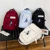 School bag women's fashion new junior high school high school college student large capacity backpack ins simple travel backpack men