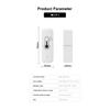 Tuya WIFI Temperature And Humidity Sensor Smart Life APP Remote Monitor Smart Thermo-hygrometer Work With Alexa Google Assistant
