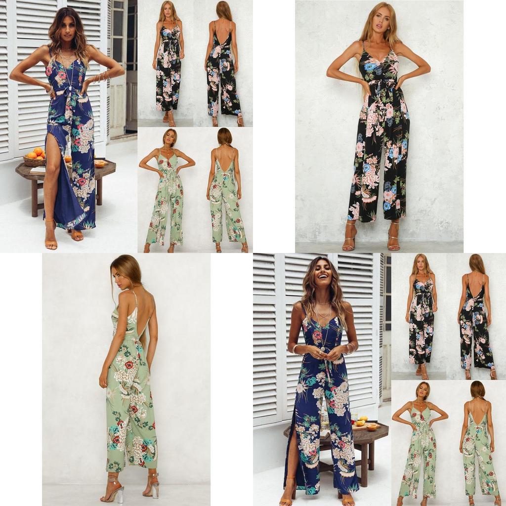 Premium Quality New Women's Floral Playsuit Bodycon Party Jumpsuit And Romper Trousers For Effortless Style
