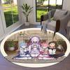 Re Zero Round Area Rug Carpet Rug For Living Room Bedroom Sofa Playroom Decor Nonslip Floor Mat