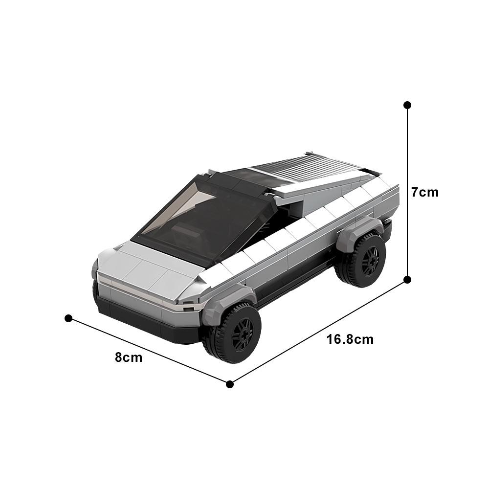 Tesla Cyberpunk Series Building Block Toy Model