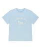 Siyajyu Sitp5191 Archive Houndstooth Print Short Sleeve T-Shirt_Sky Blue