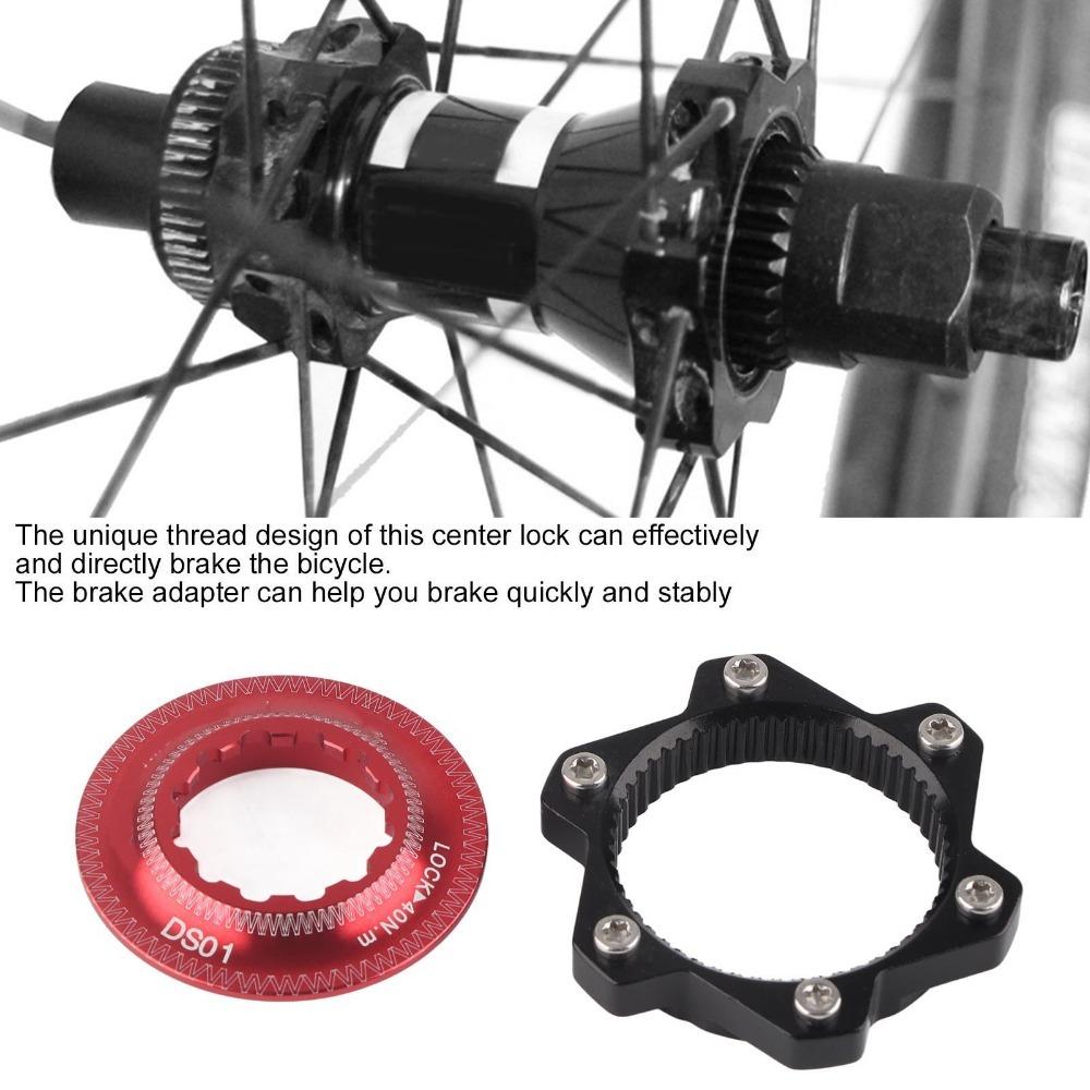 Aluminium Alloy Disc Brake Rotor Conversion 6 Bolts 6 Bolts Rotor Adapter  Bike Conversion красный