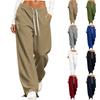 Women's Casual Wide Leg Sweatpants with Elastic Waist Color Pants