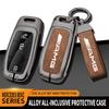 Zinc Alloy Car Remote Key Cover Case Holder AMG Logo For Mercedes Benz AMG A C E S G Class GLC CLE CLA W177 W205 W213 W222 X167 RW7