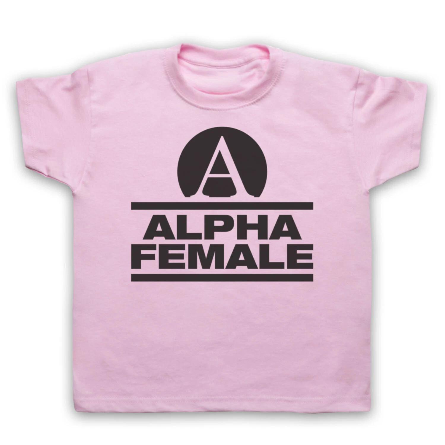 ALPHA FEMALE FITNESS GYM WORKOUT RUNNING EXERCISE KIDS CHILDS T-shirt 130