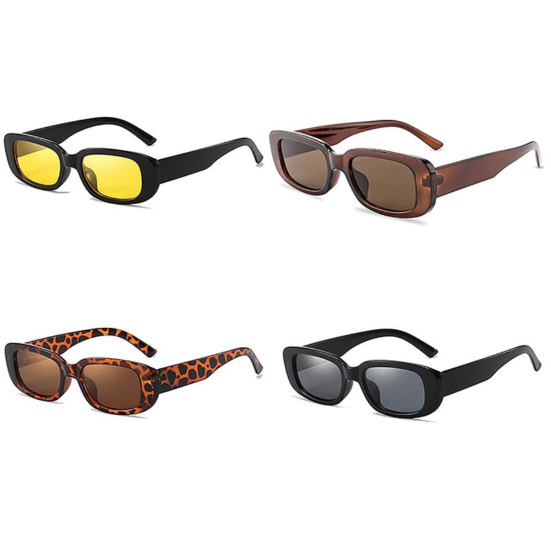 Fashion Women Rectangle Vintage Sunglasses Retro Points Sun Glasses Female Lady Eyeglass Cat Eye Driver Goggles