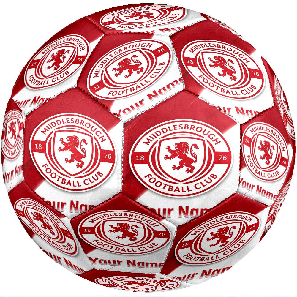 Middlesbrough FC Fashion Size 5 Football Wearproof Non‑Slip Soccer Ball For Sports Training Entertainment Use