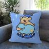 Cartoon Line Dog Pillow Gift Home Office Decoration Bedroom Sofa Car Cushion Cover Case 45X45