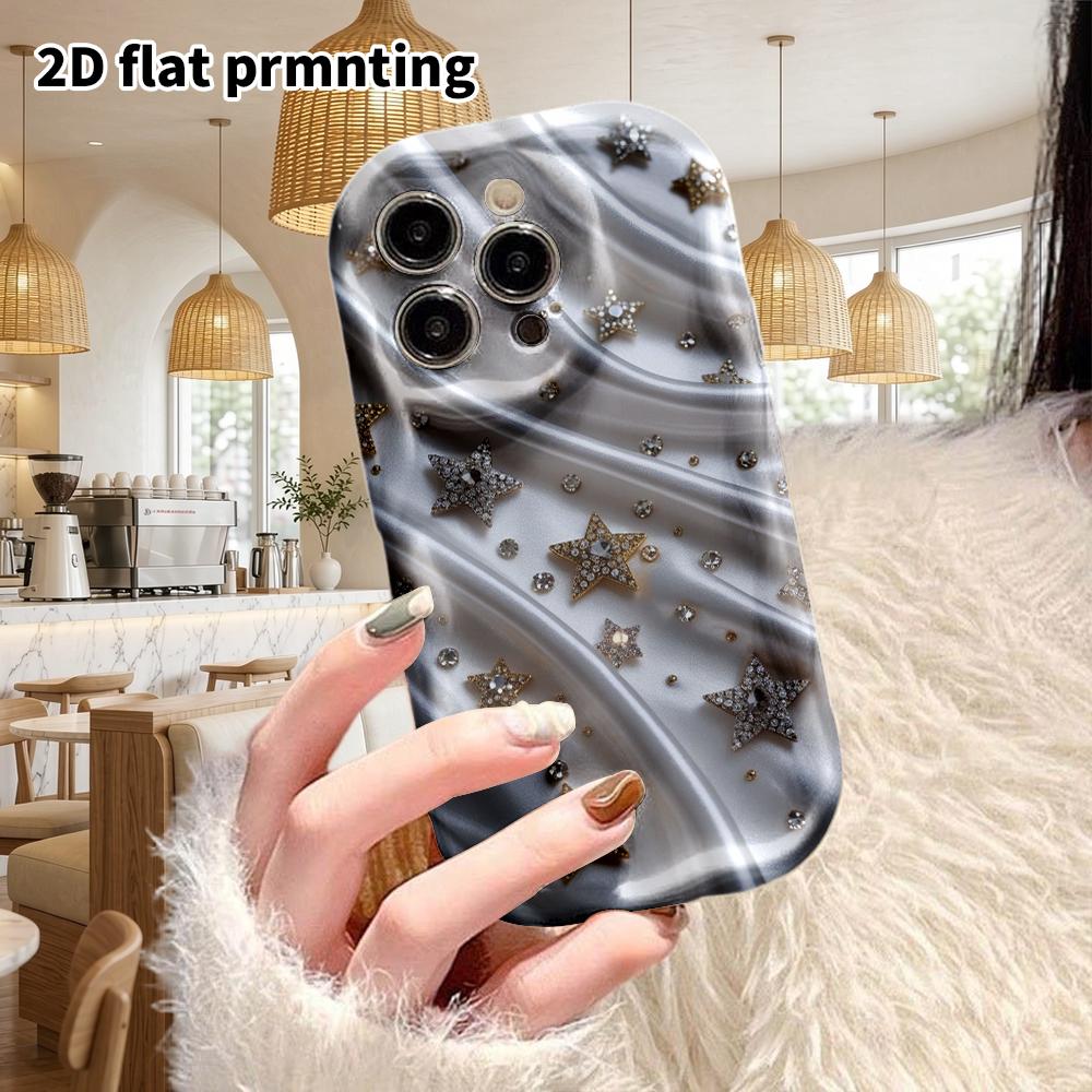 Phone Case: 2D Flat Design Suitable for iPhone 18, 17, 16, 15, 14, 13 Pro Protective Case, Couple Style, Soft Reflective, Christmas and Halloween Gift