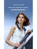 USB Rechargeable Neck-Hanging Bladeless Fan - Portable Handheld for Office & Sports