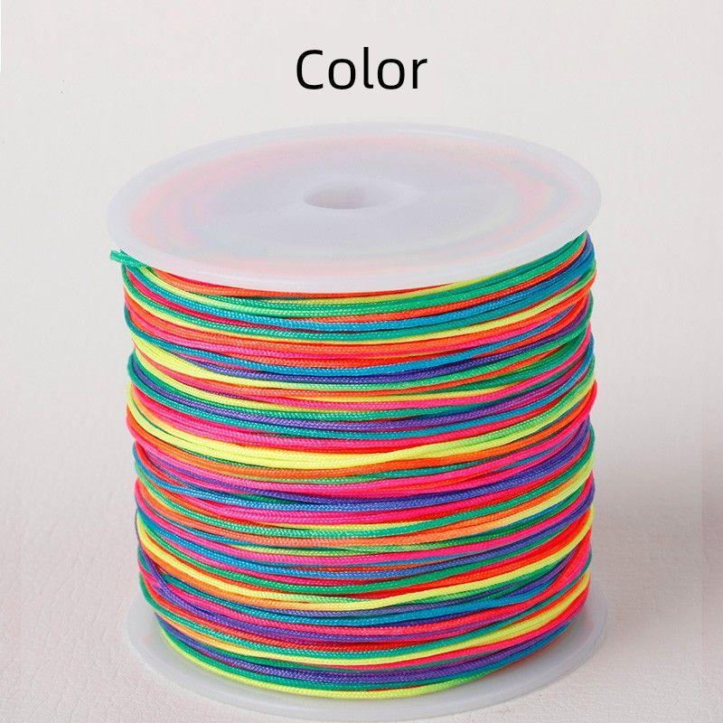 No. 72 Jade Thread 100 M Handmade Braided Rope Bracelet Red Rope Braid Rope Thread Carrying Strap String Jewelry Thread DIY Material