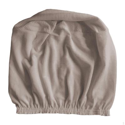 Elastic Bottom Ottoman Cover for Round Storage
