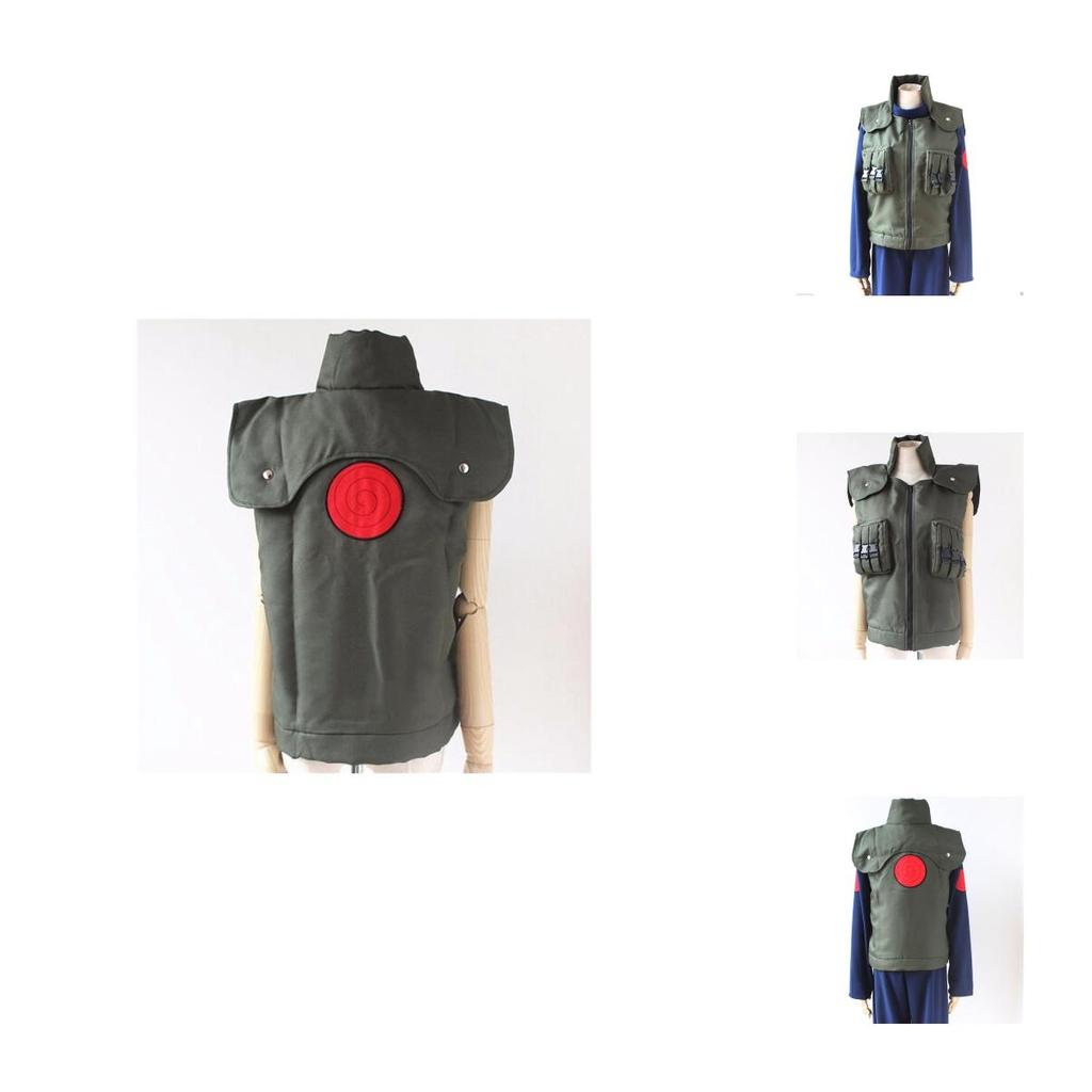 Hoogwaardig anime Naruto cosplayvest van Hatake Kakashi, Hokage, voor de ultieme fans.