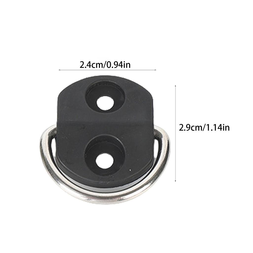 Pack of 4 Car Trunk Mesh Nets with Mounting Screws Car Trunk Cargo Netting Hook with Screws Set for Cargo Management