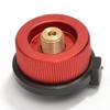 Outdoor Camping Hiking Stove Burner Adaptor Split Type Furnace Converter Connector Auto-off Gas Cartridge Tank Cylinder Adapter