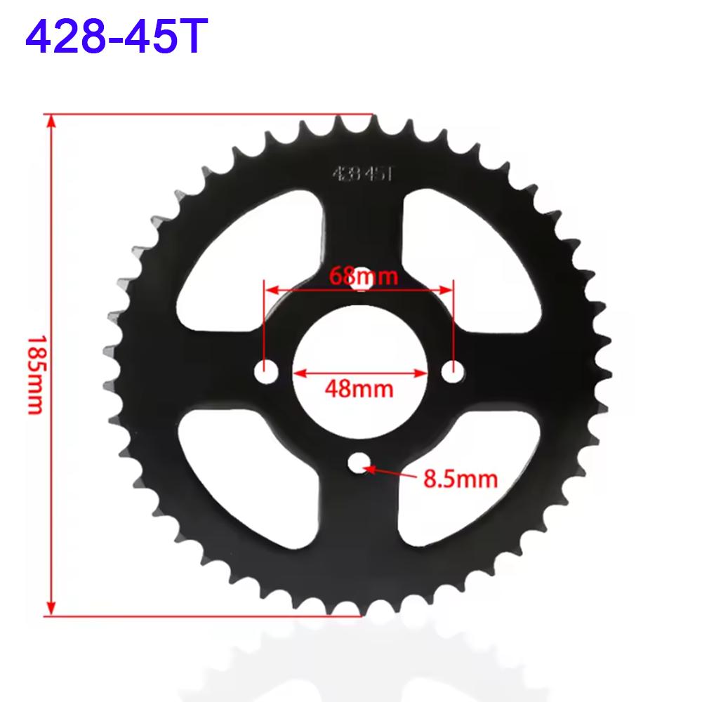 25/31/37/39/41/42/48T Tooth Rear Sprocket For 420/428 Chain 50 110 125cc 250cc Chinese ATV Electric Quad Go Kart Buggy 4 Wheeler