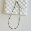 Mori sweet girl style DIY colored rice beads necklace female dopamine millet beads beaded neck chain necklace