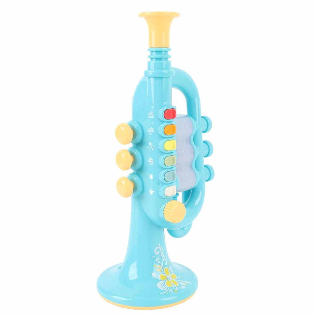 Trumpet Toy Kids Plastic Learning Early Education Musical Wind Instrument for 3 Year Up Old Boy Girls