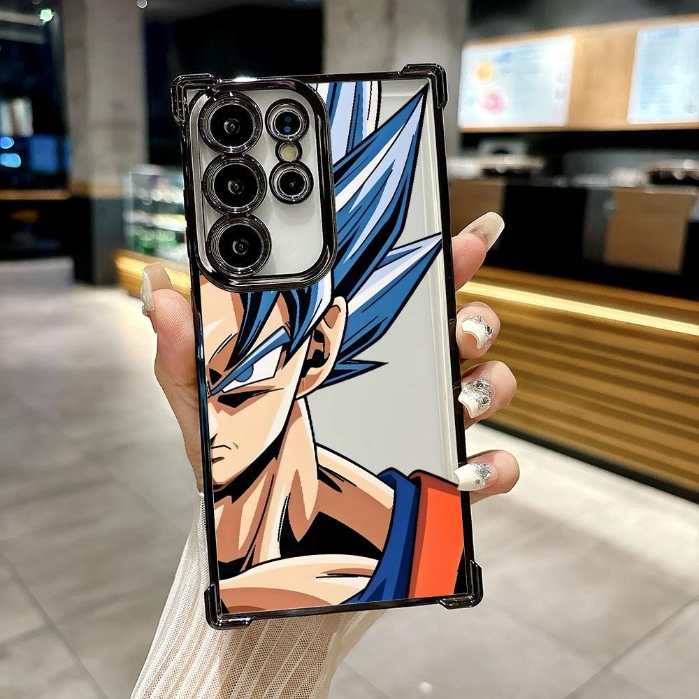 Super Saiyans Rosé Blue Goku God Funda For Samsung S26Ultra Phone Case For Galaxy S25 FE S26 S24 S23 S22 S21 Ultra Plus 5G Cover