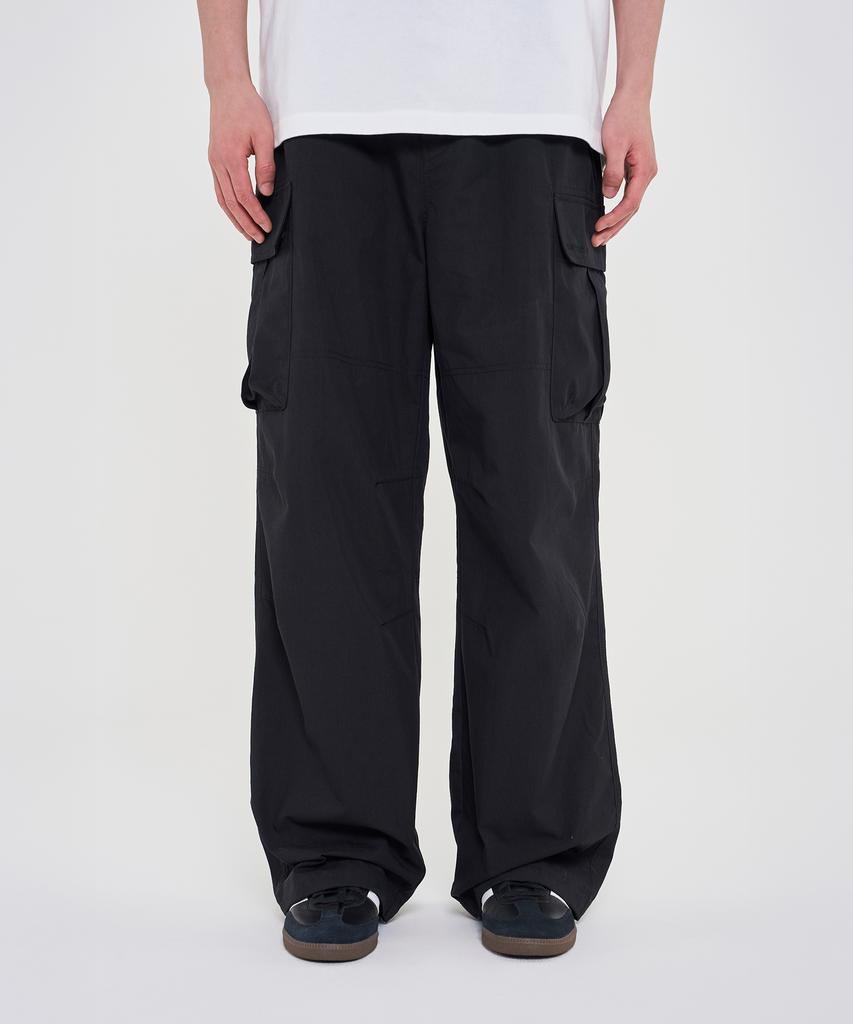 Syupeodeulai Woven Cargo Pants Black Sdulwcq41Blk