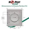 Durable Hood White No Pest Ven Durable Dryer Vent Hood Simple Installs for Improved Ventilation Keep Your Space Clean