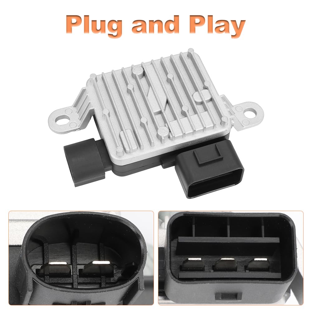 Engine Cooling Fan Control Module Fit 25385D3500 for Hyundai Sonata Tucson Kona Elantra Ioniq Sonata Tucson Kia Optima Sportage Seltos 2016-2022