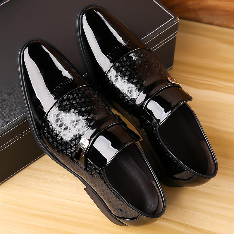 Men's Leather Shoes Fashionable Classic Oxford Shoes Business Office Casual Comfortable Shoes For Men
