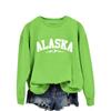 Womens Oversized Crewneck Long Sleeve Sweatshirt Casual Streetwear Printed Cotton Hoodie-Free Size S-XXL
