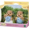 EPOCH Sylvanian Families Otter Family Doll Set 4 Figures Collectible Toys