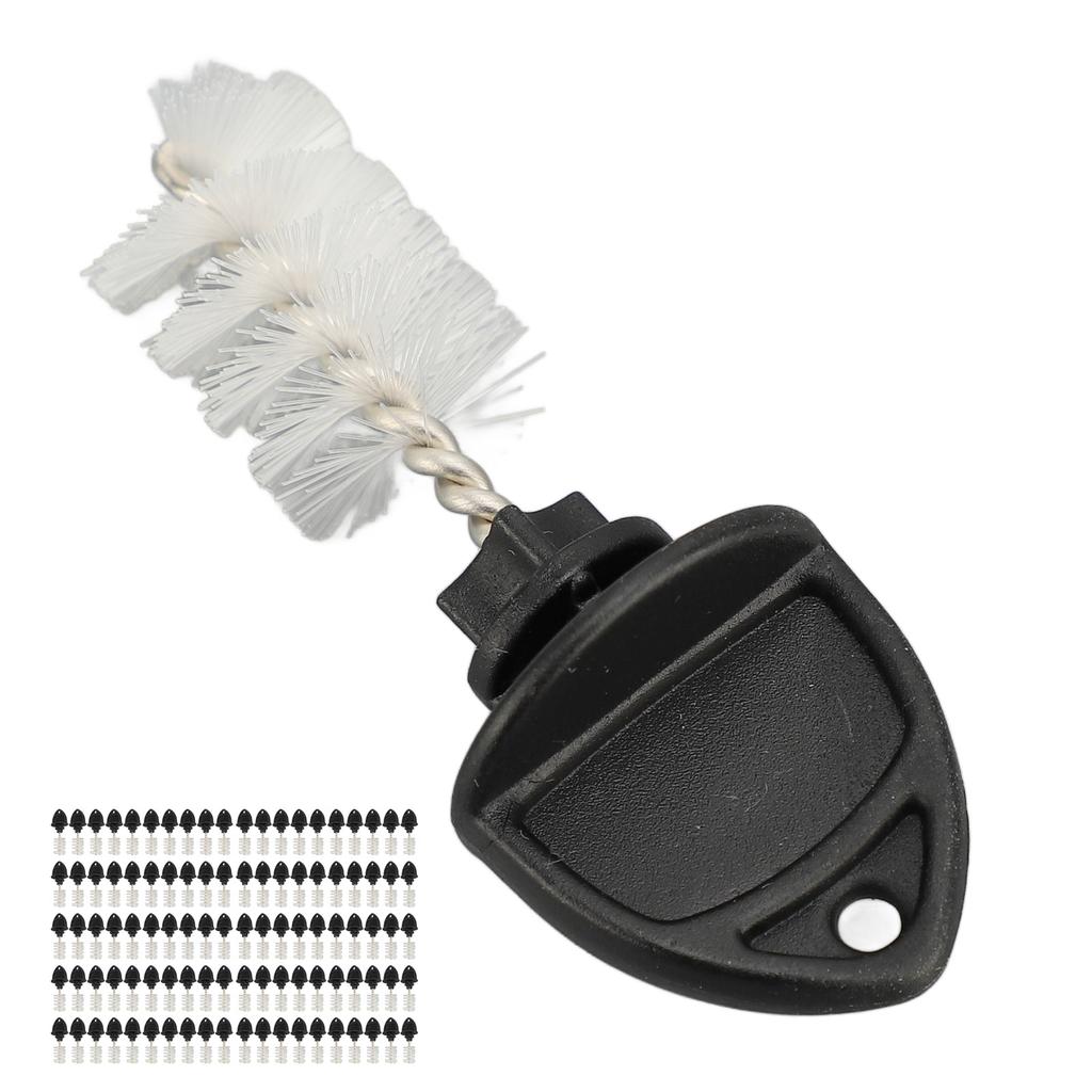 100 Stück Bierstopfen Tap Pinsel Staubdicht Multifunktionale Nylon Reinigungsbürste für Familienbar