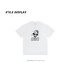 American Retro Short Sleeve Kitten Cartoon Women's Loose Top
