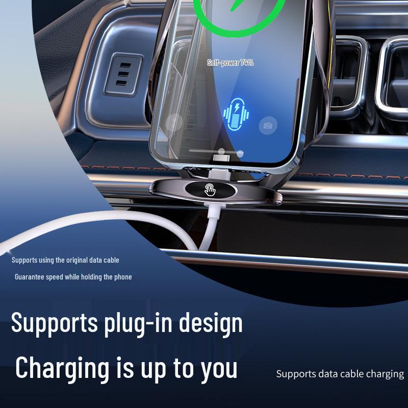 Magic Clip G18 Wireless Car Charger & Phone Holder with Infrared Sensor and Fast Charging
