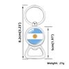 Flag Flag Bottle Opener Keychain International Sports Events Beer Bottle Opener Metal Keychain Backpack Decor Party-Celebration