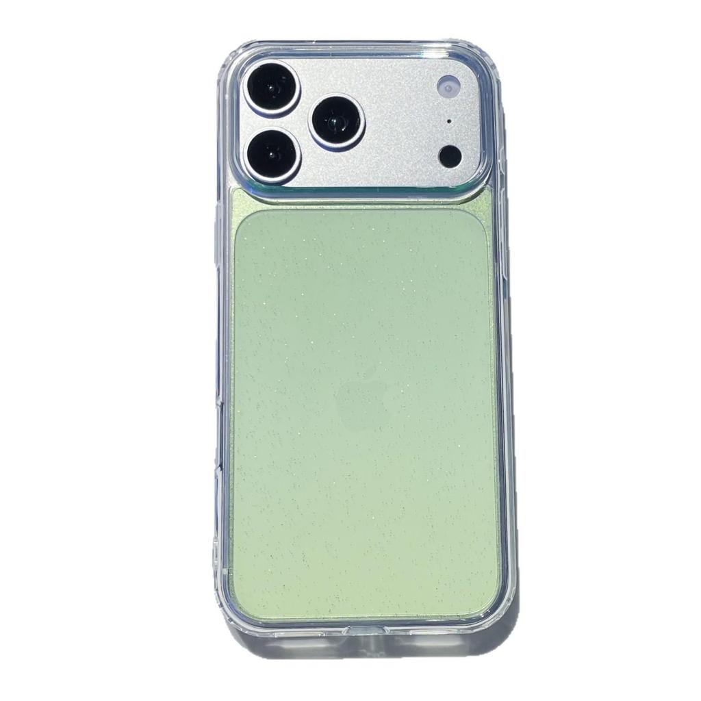 New Apple 17PROMAX Glitter Transparent Phone Case - Drop-Proof, Full Coverage, High Aesthetic